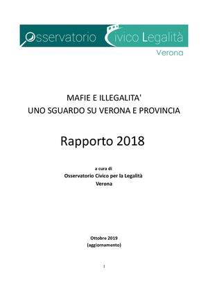 Rapporto 2018 Mafie E Illegalita Vr 30 Ott 2019
