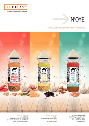 Gamme N'oye Les Sauces Qui Bousculent Vos Plats