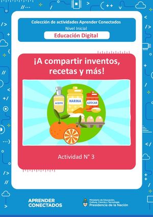 Actividad 3 A Compartir Inventos Recetas Y Más