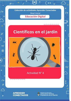 Actividad 4 Científicos En El Jardín