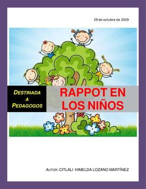 Rappot En Los Niños Citlali
