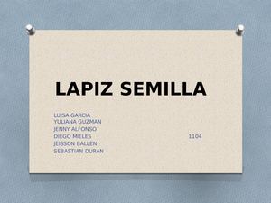Lapiz Semilla