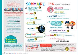 J'apprends l'anglais n°82 / Sommaire