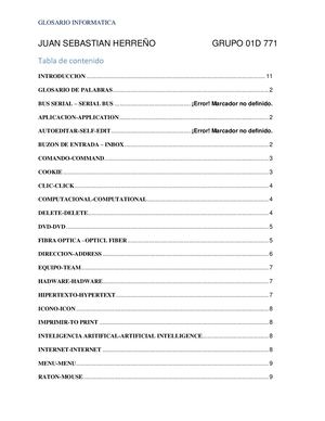 Glosario Info