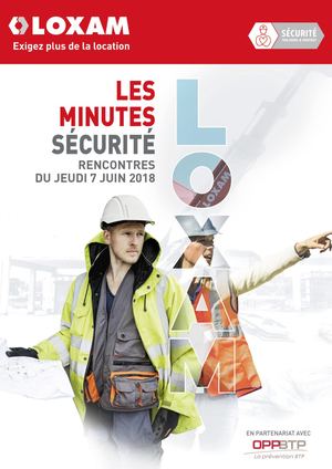 Les Minutes Des Rencontres De La Securite Loxam 2018