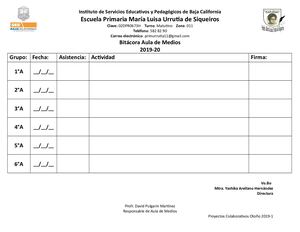 Bitacora Aula De Medios 2019 20
