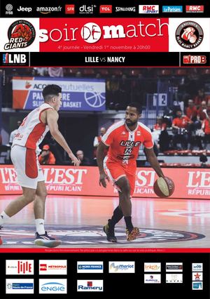 Programme De Match Pro B J4 Lille Nancy 1 11 2019