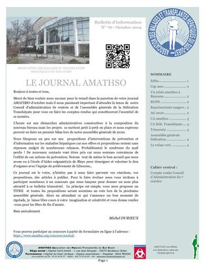 Journal Amathso 70 Octobre 2019