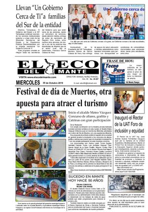 Miercoles 30 De Octubre De 2019