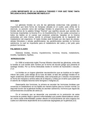 La Glandula Tiroides