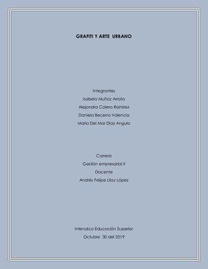 Grafiti Y Arteurbano