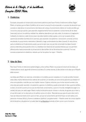 Conceptos Ebau Platón