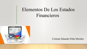 Elementos De Los Estados Financieros