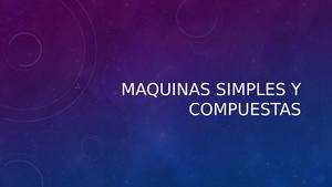 Maquinas Simples Y Compuestas 704