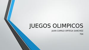 Juegos Olimpicos Juan Camilo Ortega 704