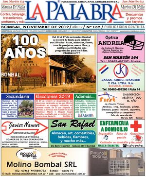 La Palabra N° 139 (Noviembre 2019)
