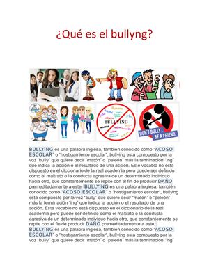 Qué Es El Bullyng