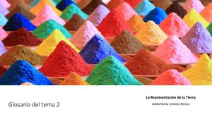 Glosario Tema 2 Las Representaciones De La Tierra