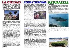 Triptico Vilagarcia de Arousa