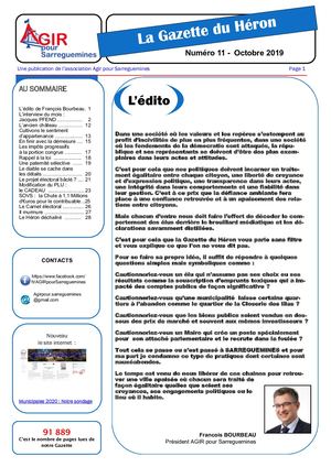 La Gazette Du Héron N°11