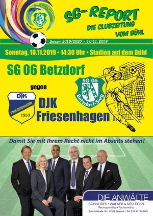 SG-Report vom 10.11.2019