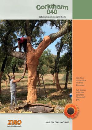 Corktherm 040, Dämmkork - Prospekt