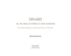 Livre "Dinard au fil des lettres et des saisons" Ed Cristel extraits