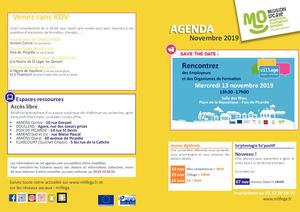 Agenda Novembre 2019 Partenaires