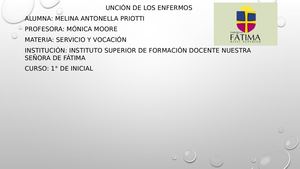 Unción De Los Enfermos