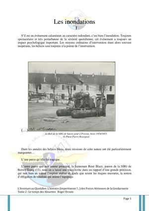 INONDATIONS 1ère partie