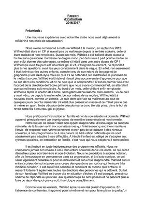 Rapport Instruction 2016 2017