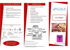 Brochure Boucherie