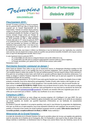 Infos 2019 10