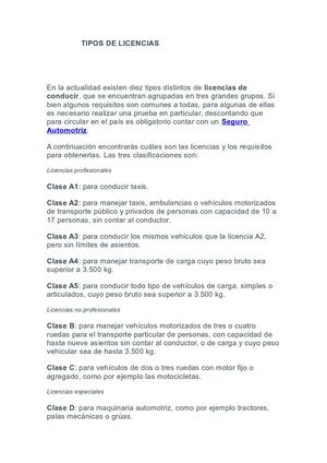 Licencias