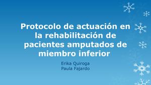 Fisioterapia Amputacion Miembro Inferior