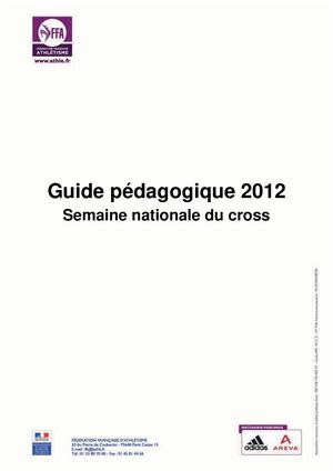Guide pédagogique du cross-collège FFA