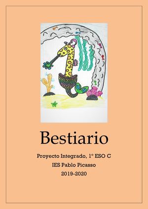 Bestiario 1ºESO C 2019 2020