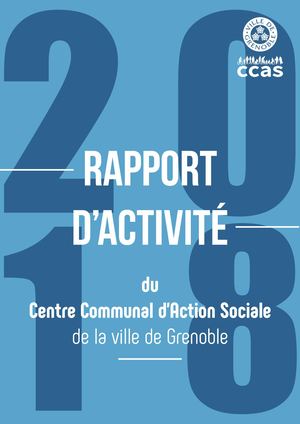 Rapport Activité CCAS Grenoble 2018