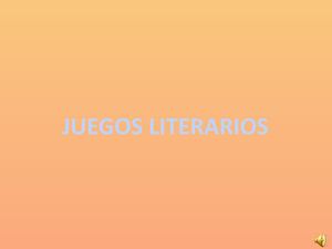 Juegos Literarios 2