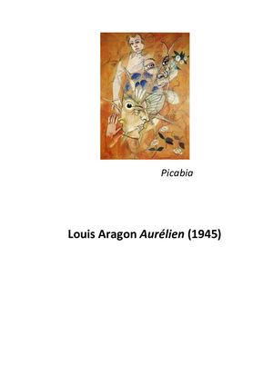 Louis Aragon, Aurélien
