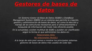 Gestores De Bases De Datos Revista Aimer Sanchez