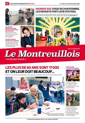 Le Montreuillois n°85 - du 7 au 20 novembre 2019