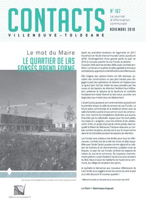 Contacts Bulletin Municipal De Villeneuve Tolosane Novembre 2019