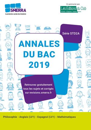 STD2A Annales bac 2019