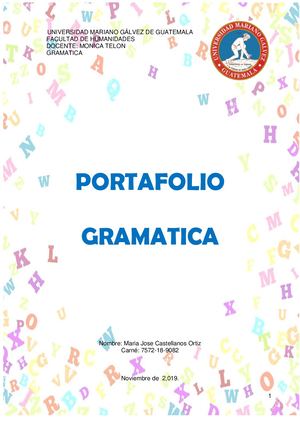 Portafolio Gramatica