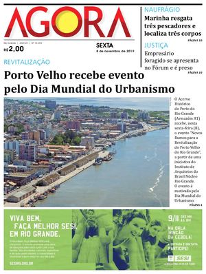 Jornal Agora - Edição 12492 - 8 de Novembro de 2019