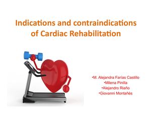 Rehabilitacion cardíaca
