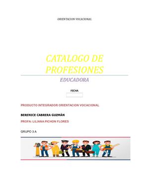 Catalogo De Profesiones