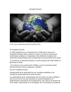 Vida , Ecologia, Ambiente Convertido.