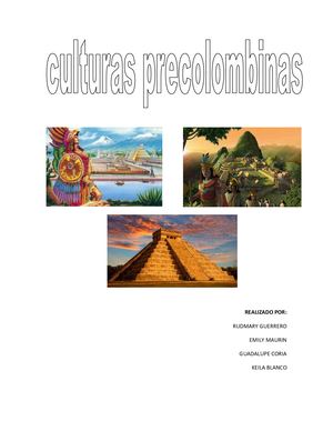 Culturas Precolombinas